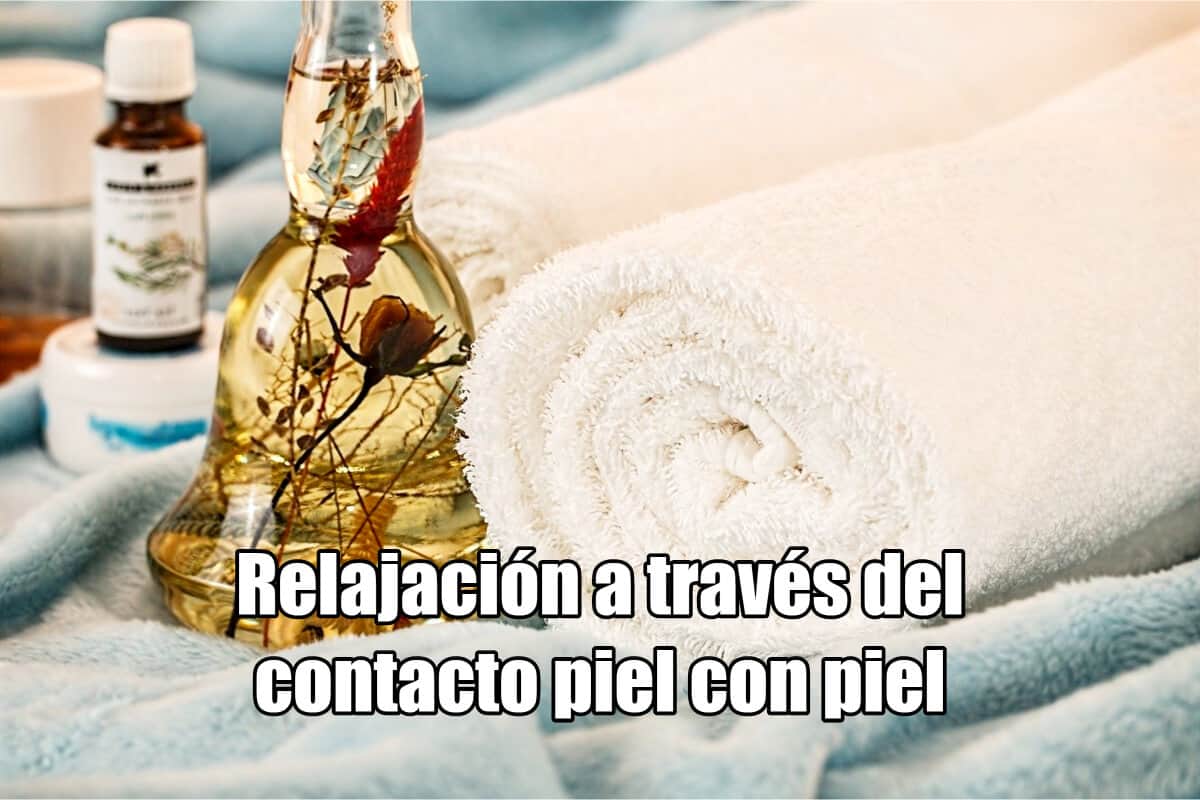 Relajación a través del contacto piel con piel