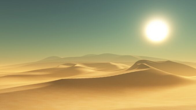 desierto en el sahara