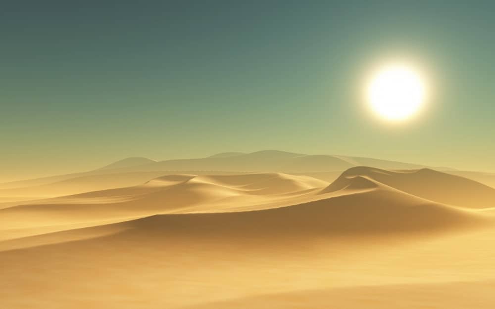 desierto en el sahara