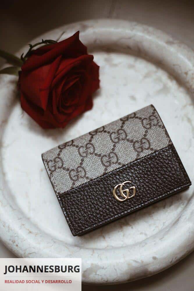 a rose in a purse