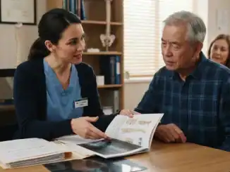 Cirujano especializado durante una consulta médica personalizada